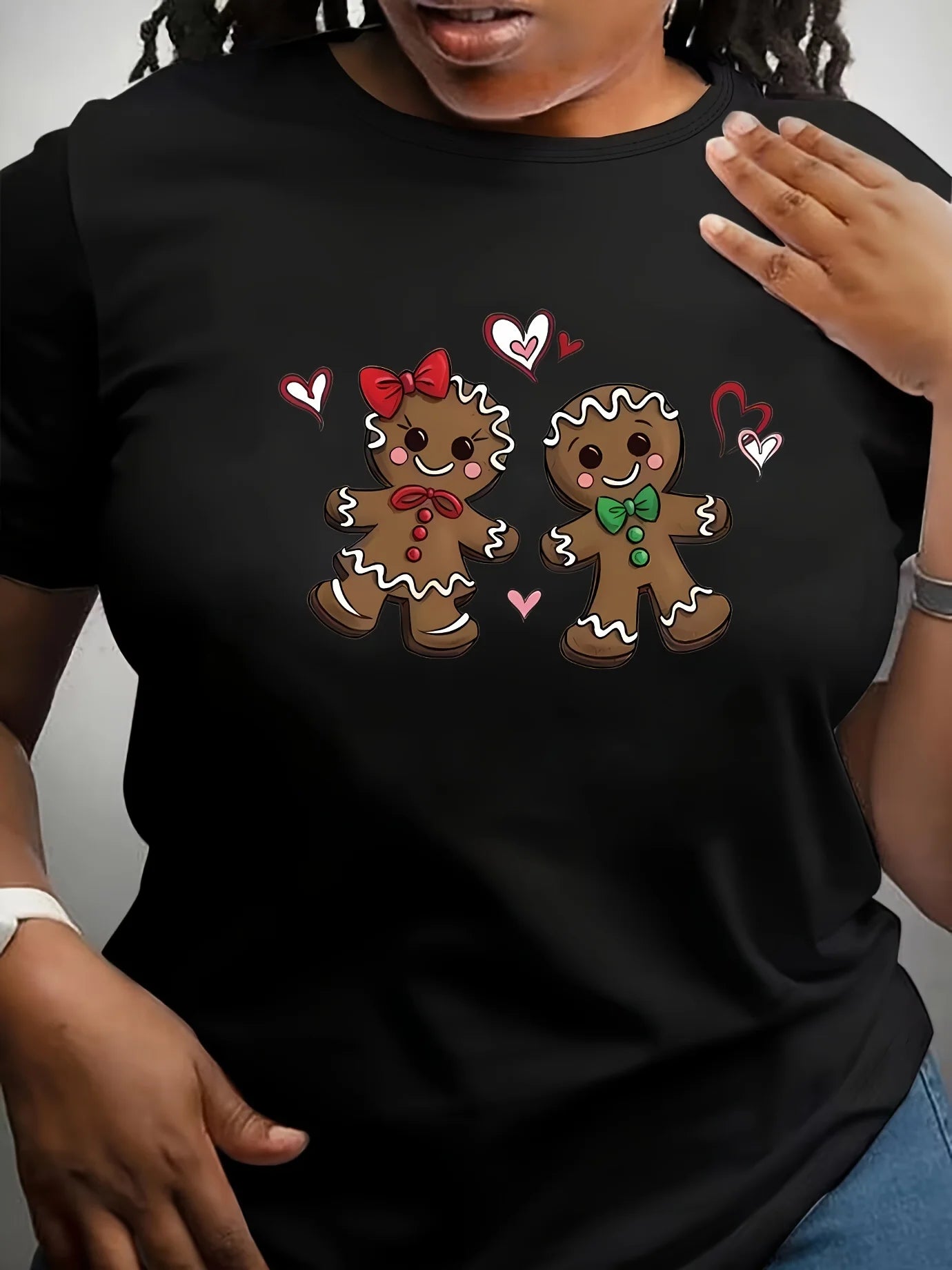 Gingerbread Print Tee